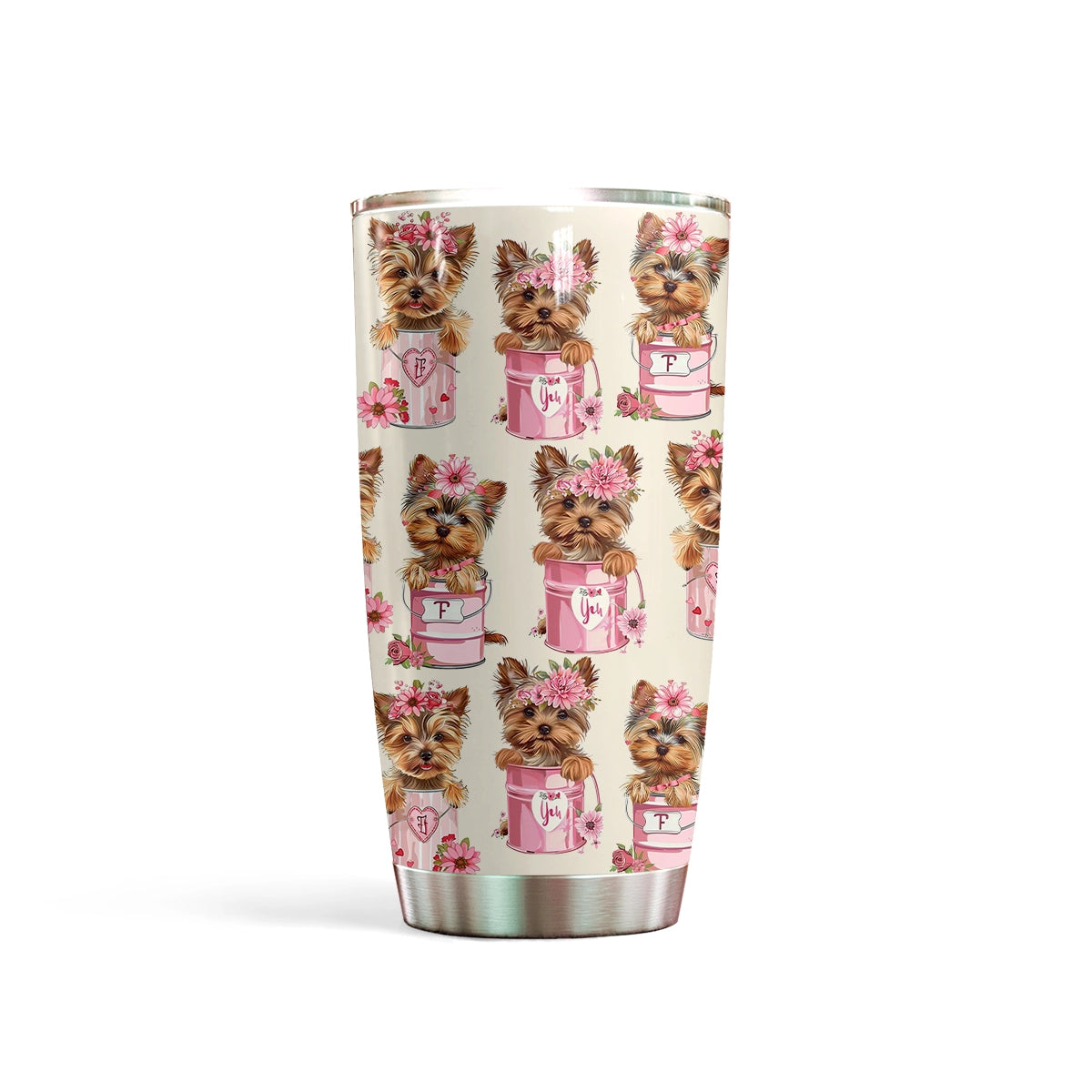 Shineful 20oz Tumbler Yorkie Delight