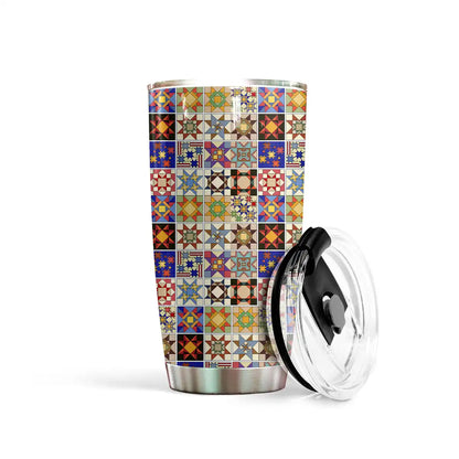 Shineful 20oz Tumbler Colorful Quilting