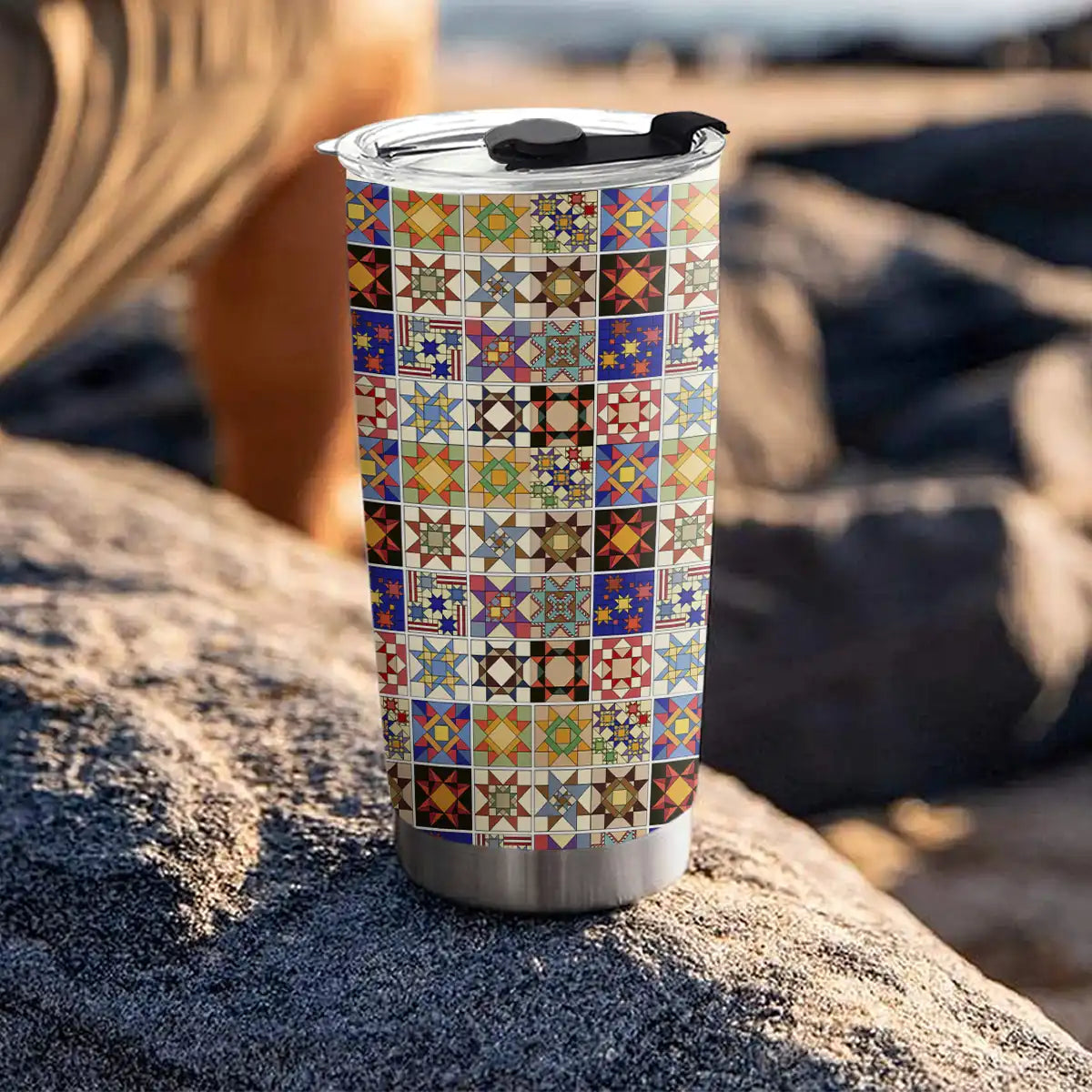 Shineful 20oz Tumbler Colorful Quilting