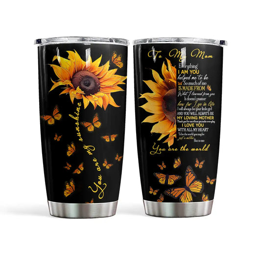 Gobelet Shineful 20 oz Le tournesol chaleureux pour maman