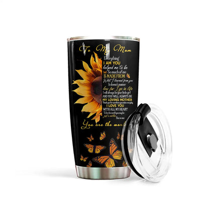 Gobelet Shineful 20 oz Le tournesol chaleureux pour maman