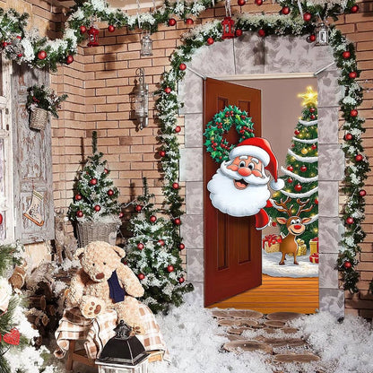 Shineful Door Cover Ho-Ho-Ho-liday