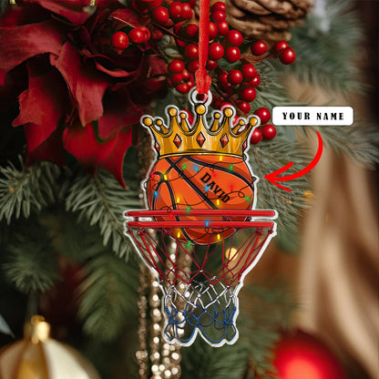 Shineful Personalized 2D Acrylic Ornament - King of the Court