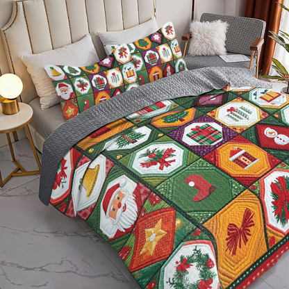 Shineful All Season Quilt 3-Piece Set - Christmas Magic