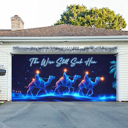 Shineful Garage Door Banner Decoration The Wise Seekers