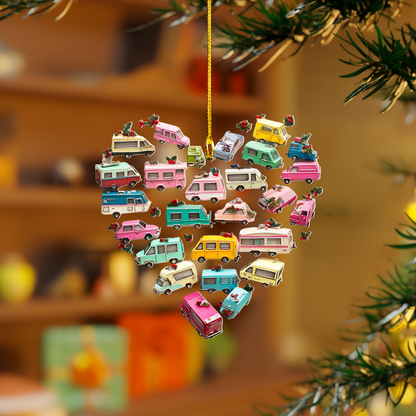 Shineful 2D Acrylic Ornament - Heartfelt Adventures