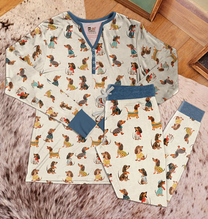 Shineful Pajama Sets Dachshund Funny