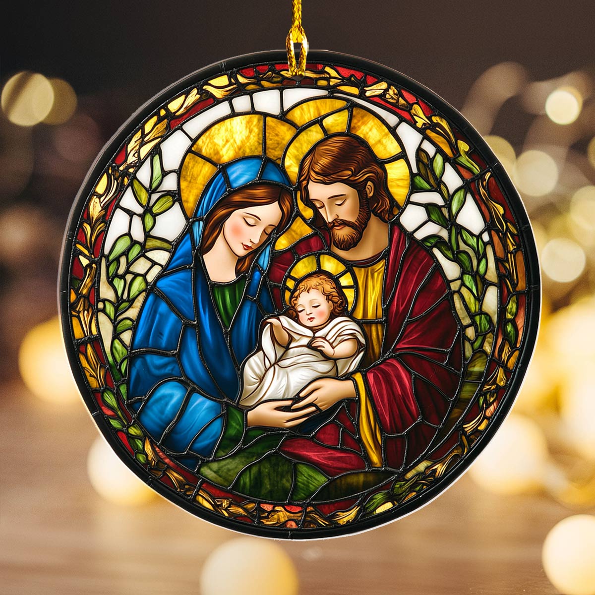 Shineful Acrylic Ornament Holy Family