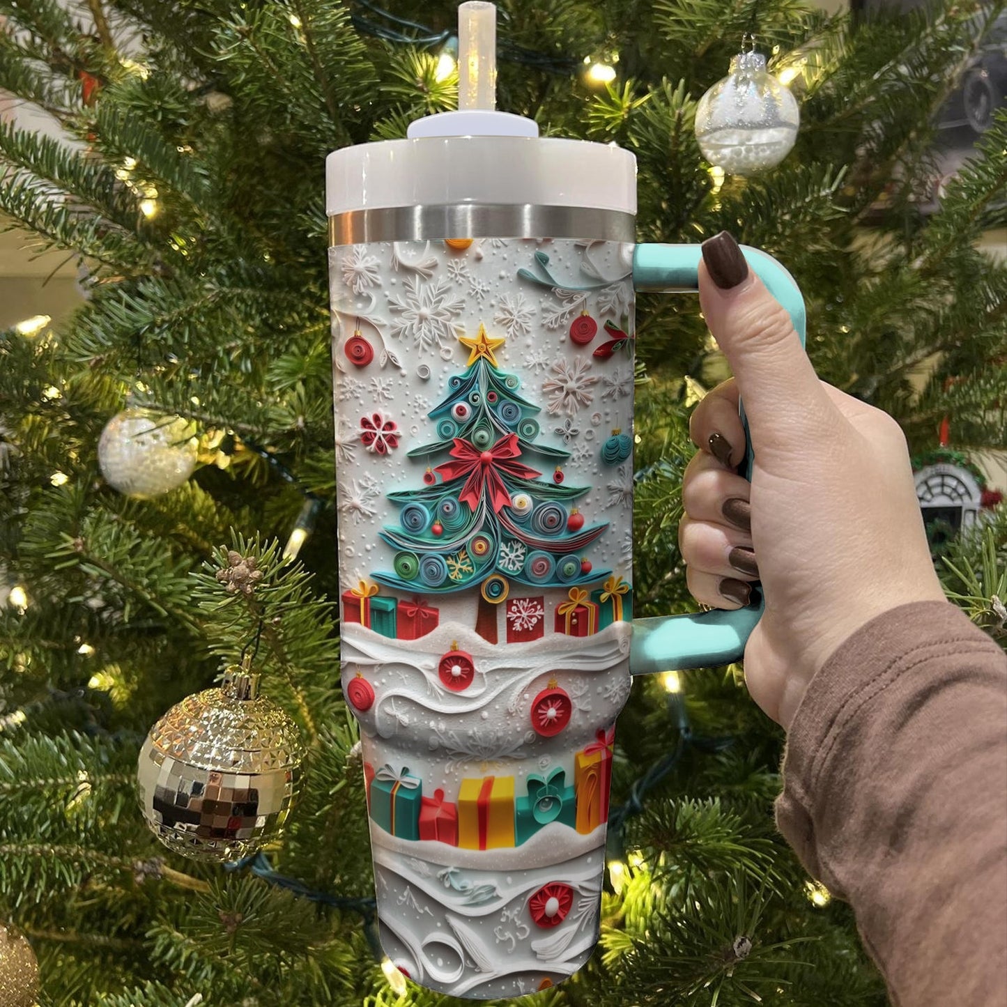 Shineful Tumbler Festive Christmas Tree