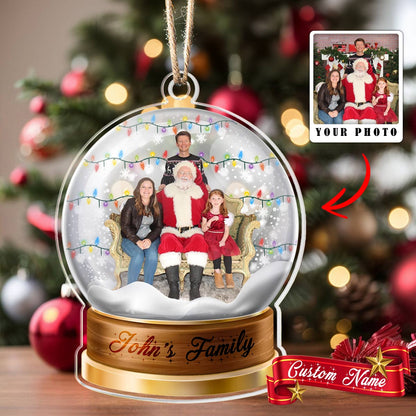 Shineful Acrylic Ornament Custom Photo Pack Discount Snowball