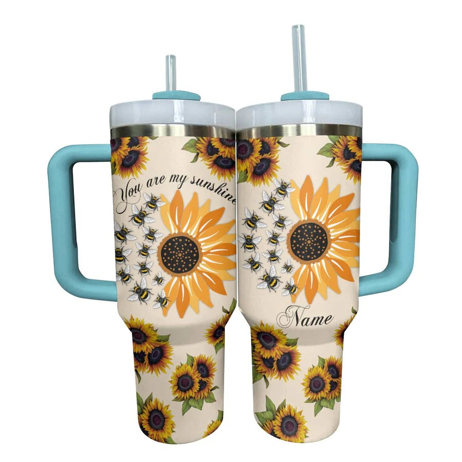 Shineful Tumbler Personalized Bee Sunshine