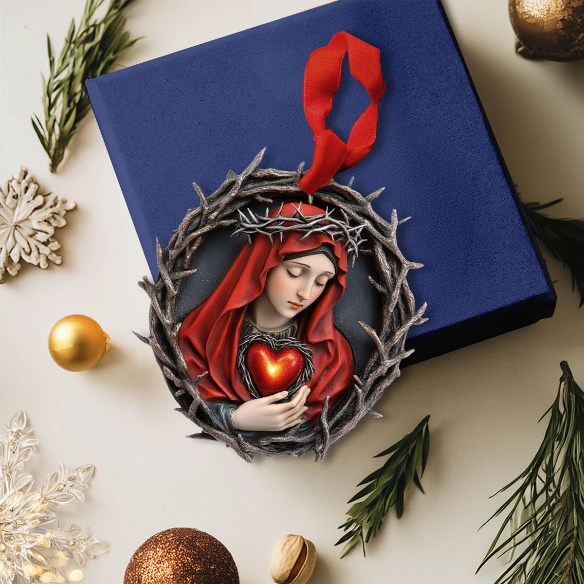 Shineful Acrylic Ornament Sacred Heart of Mary