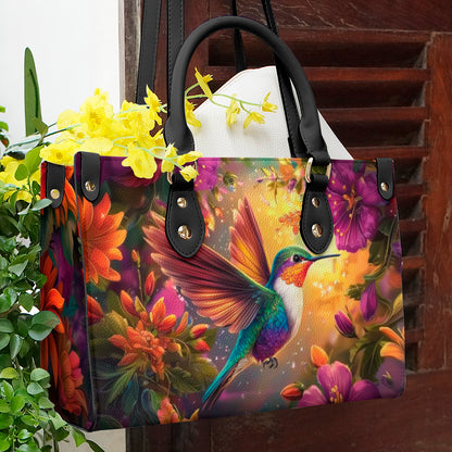 Shineful Leather Bag Hummingbird Blossom