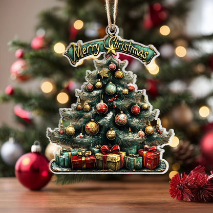 Shineful Acrylic Ornament Evergreen Christmas Charm