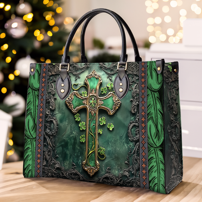 Shineful Leather Bag Emerald Faith