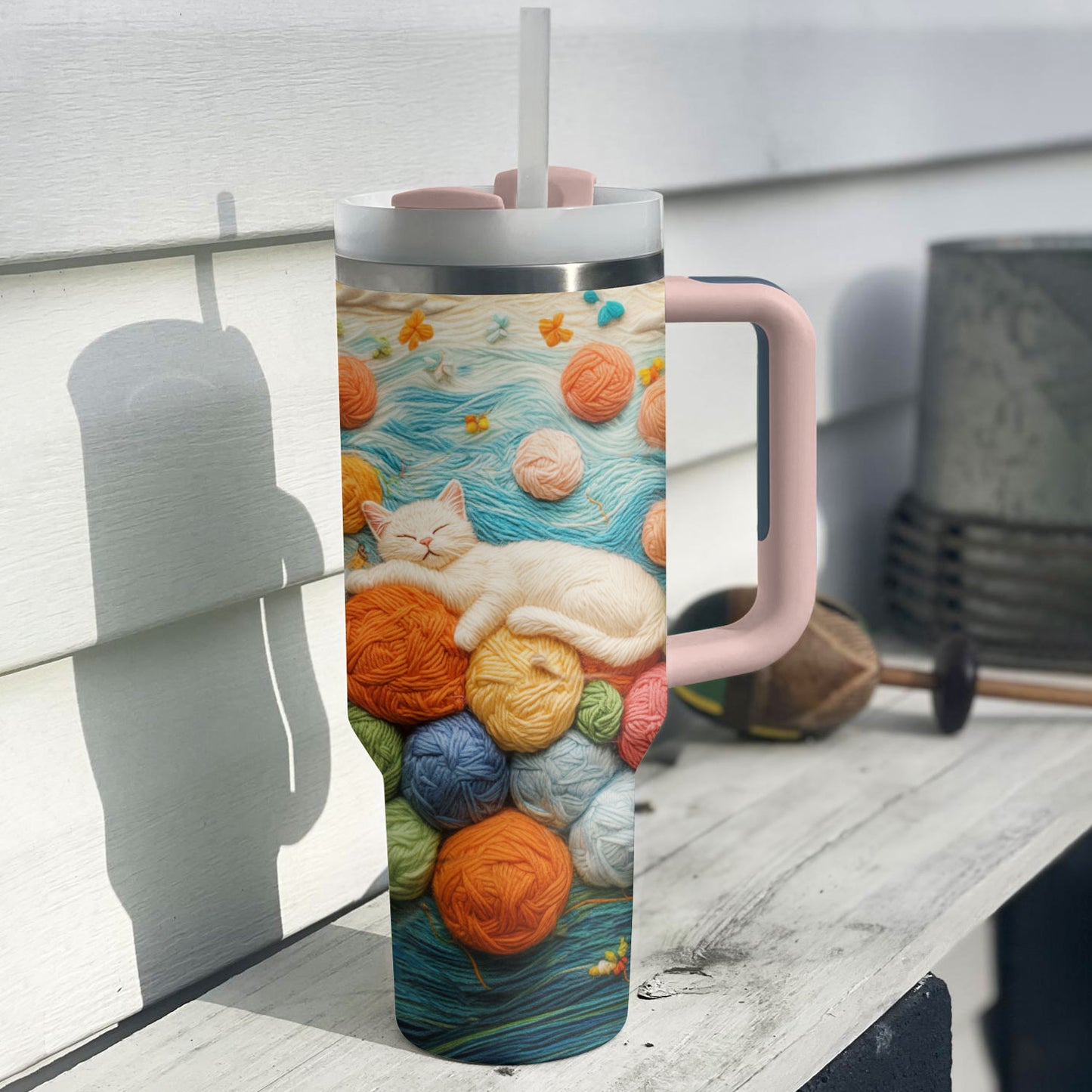 Chat en laine Shineful Tumbler