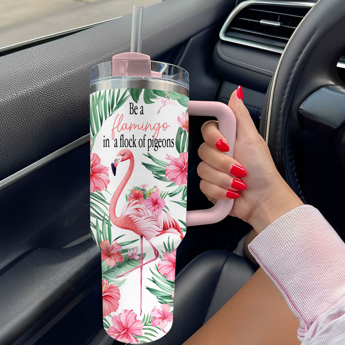 Shineful Tumbler Flamingo Grace