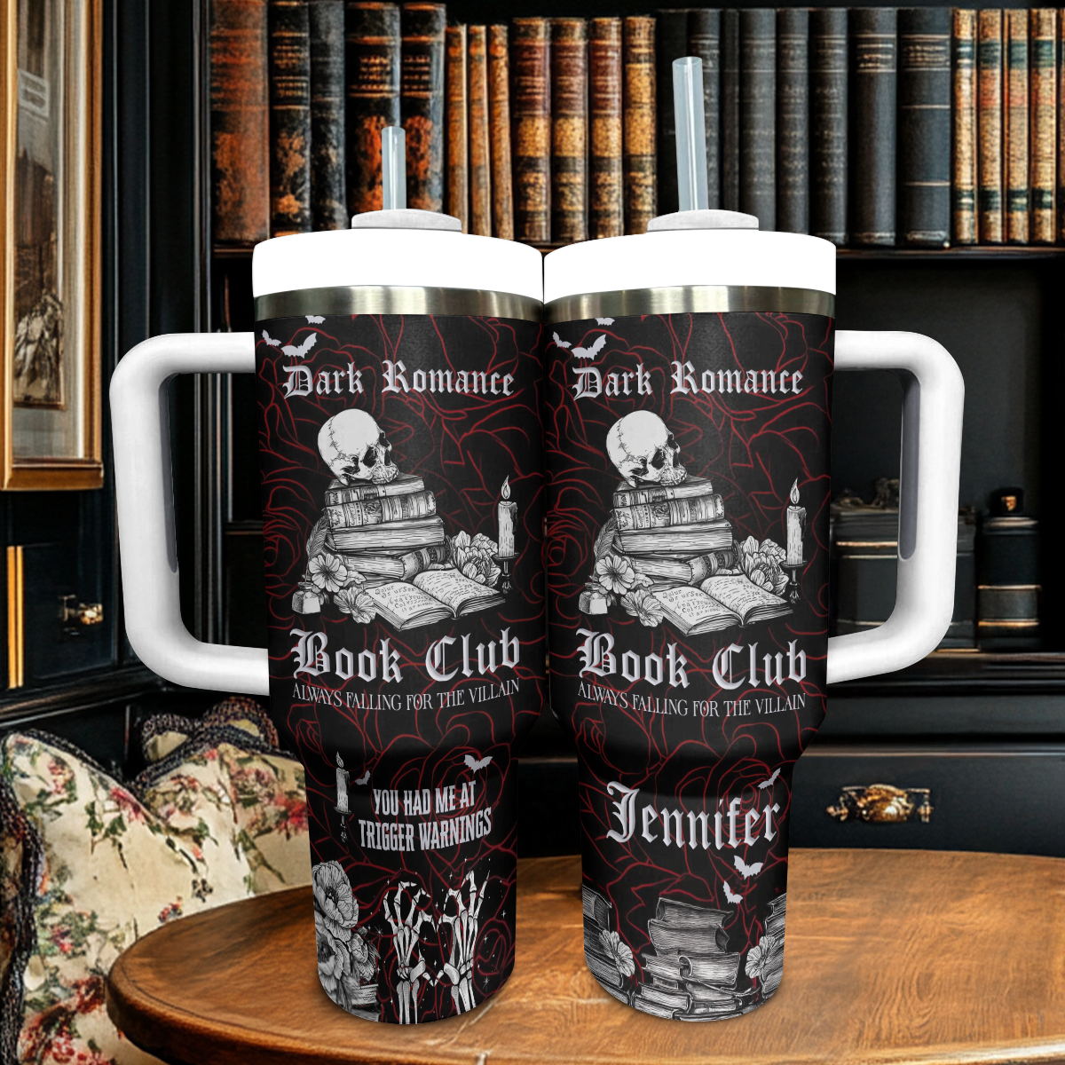 Shineful Personalized Tumbler Dark Romance Book Club