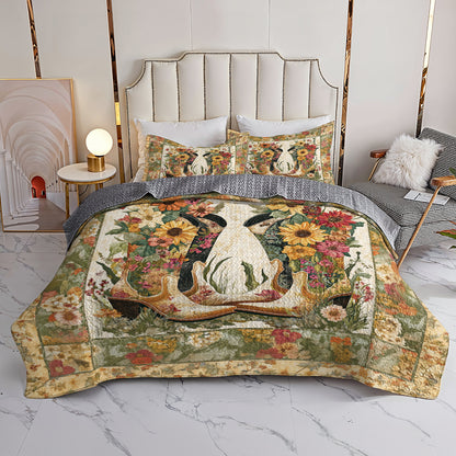 Shineful All Season Quilt 3-Piece Set Rustic Romance Cowboy