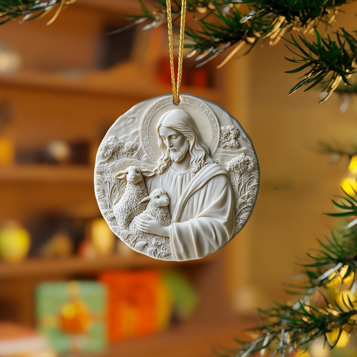 Shineful 2D Acrylic Ornament The Good Shepherd