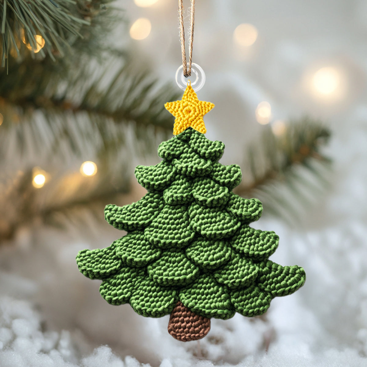 Shineful 2D Acrylic Ornament - Crochet Christmas Collection