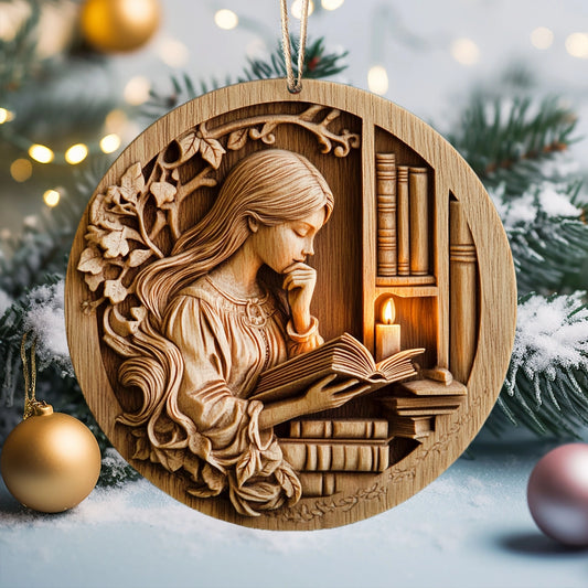 Shineful 2D Acrylic Ornament Enchanted Reader's