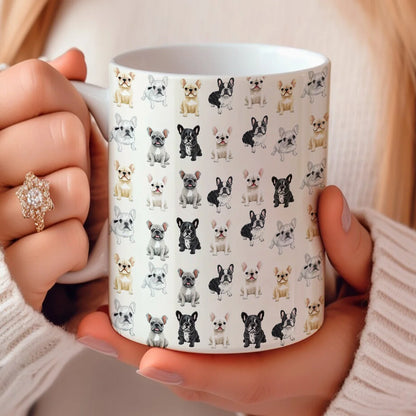 Shineful Ceramic Mug Cuddle Time Frenchie