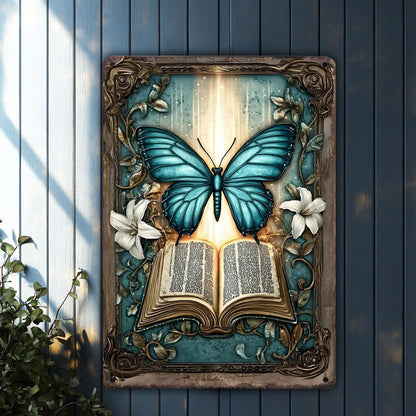 Shineful 2D Metal Sign Wings of Faith