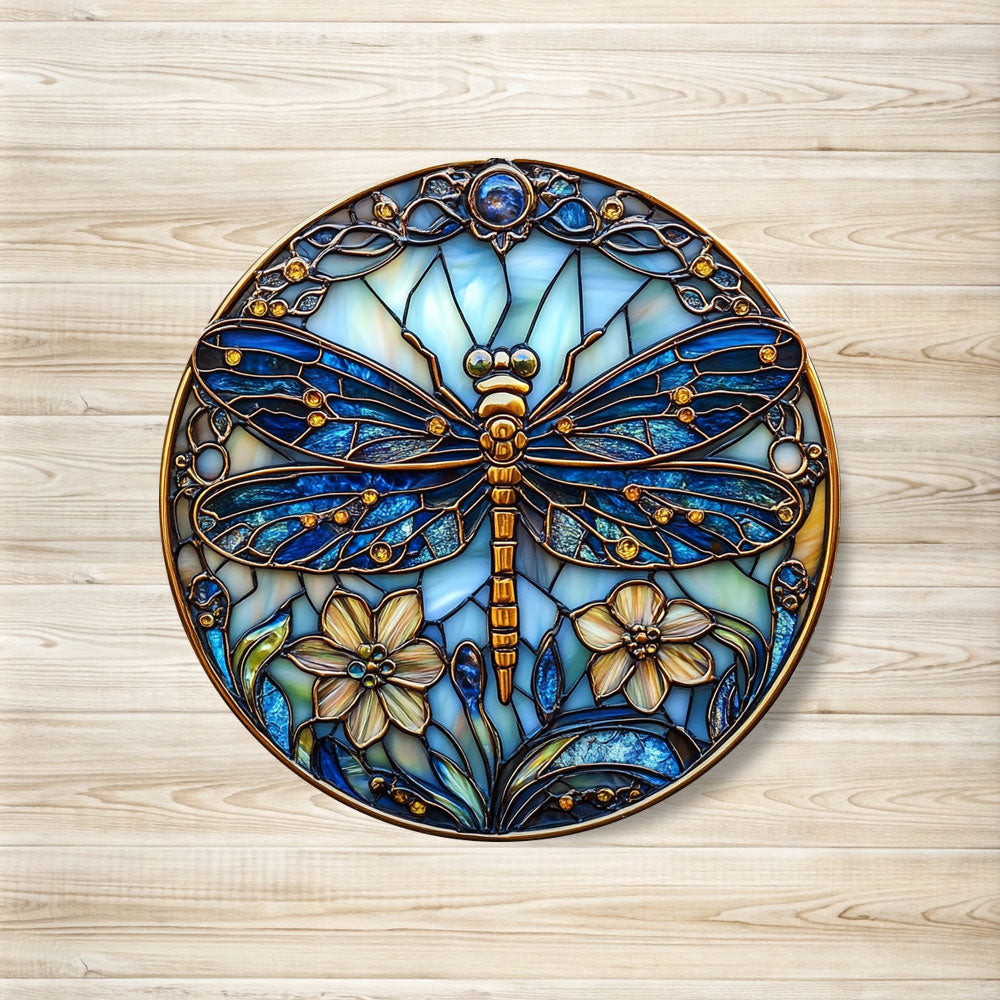 Shineful 2D Metal Sign Lovely Dragonfly