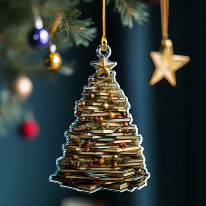 Shineful 2D Acrylic Ornament Literary Christmas