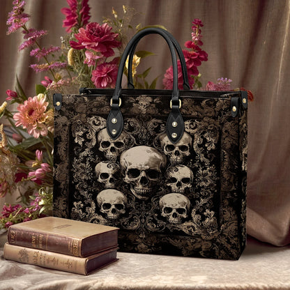 Shineful Leather Bag Gothic Skull Majesty