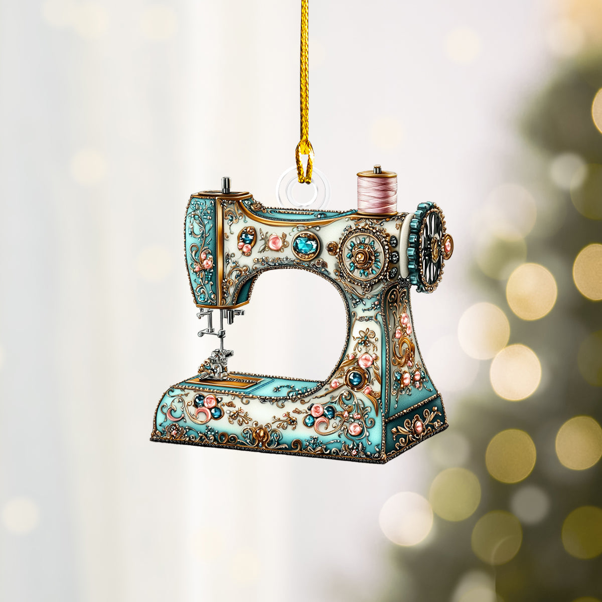 Shineful 2D Acrylic Ornament Personalized Sewing Machine