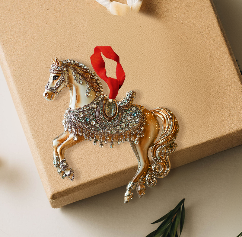 Shineful 2D Acrylic Ornament - Sparkling Stallion