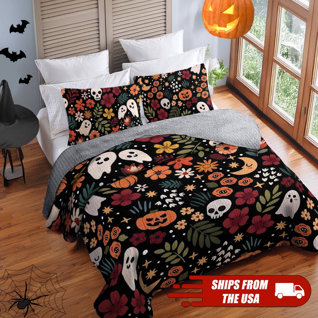 Shineful All Season Quilt 3-teiliges Set Spooky Chic