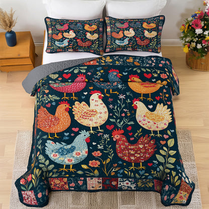 Shineful All Season Quilt 3-Piece Set Cluck Cottage