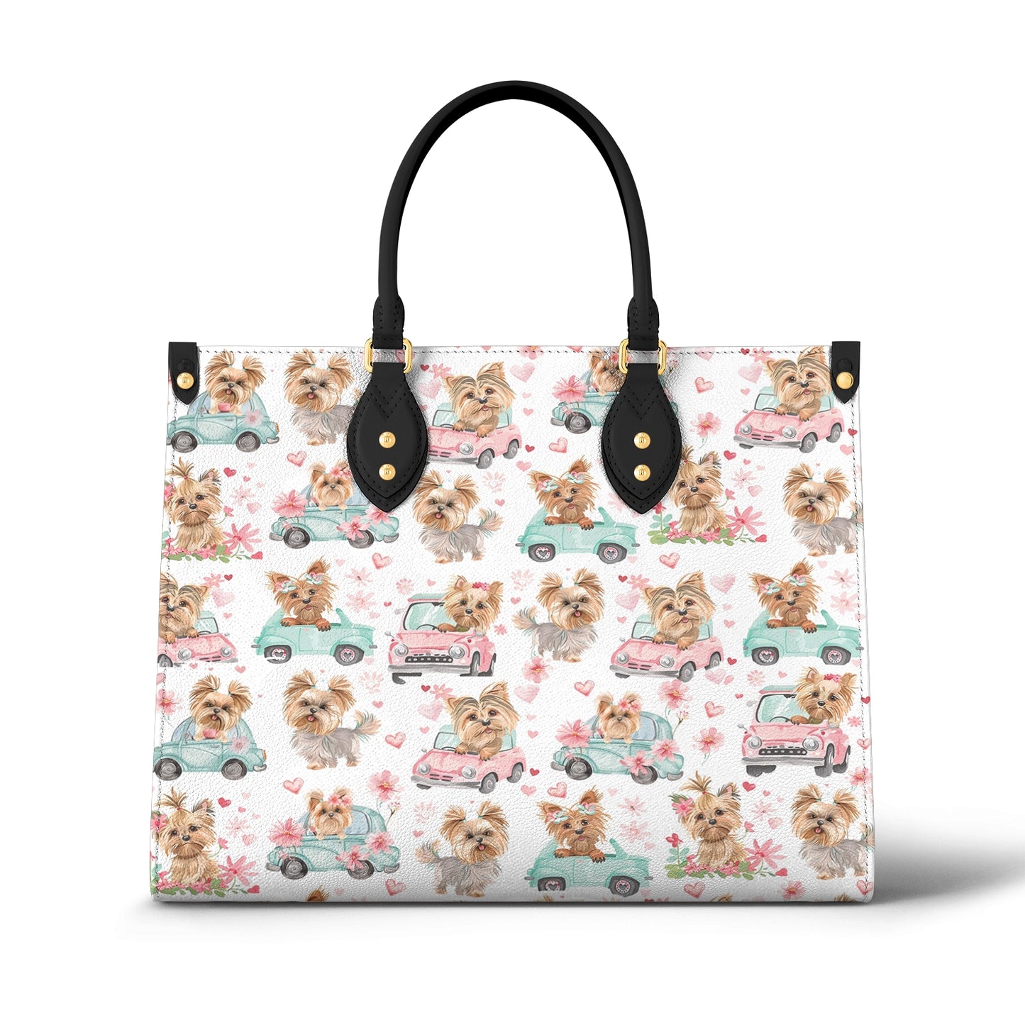 Shineful Leather Bag Yorkie Love