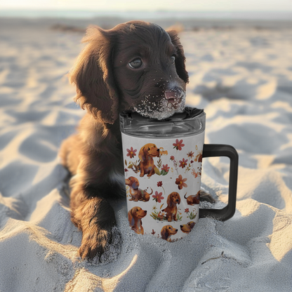 Shineful Tumbler Autumn Dachshund Garden