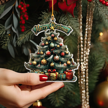 Shineful Acrylic Ornament Evergreen Christmas Charm