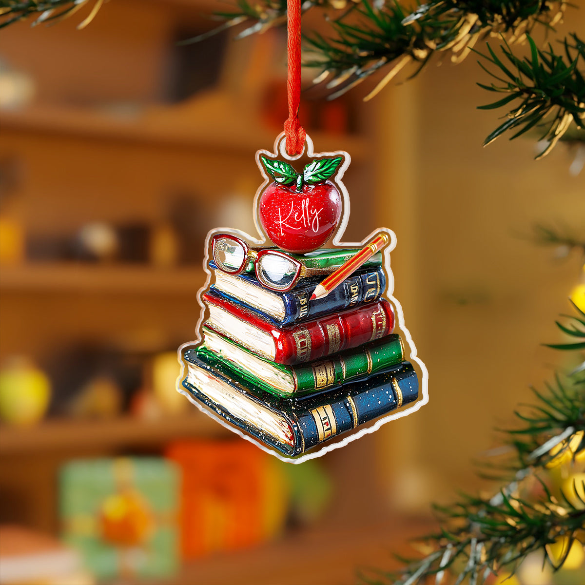 Shineful 2D Acrylic Ornament Personalized Knowledge Seeker