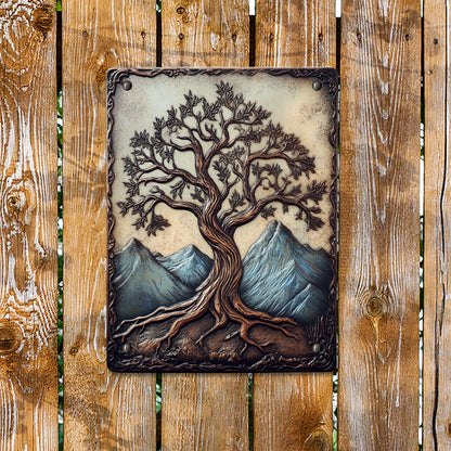 Shineful 2D Metal Sign Spirit Tree of Life