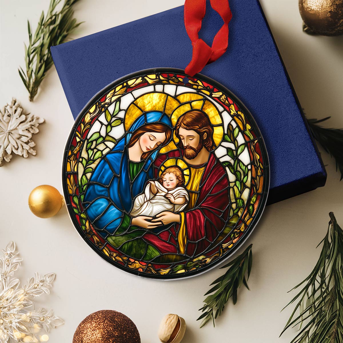 Shineful Acrylic Ornament Holy Family