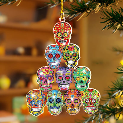 Shineful 2D Acrylic Ornament - Fiesta of Skulls