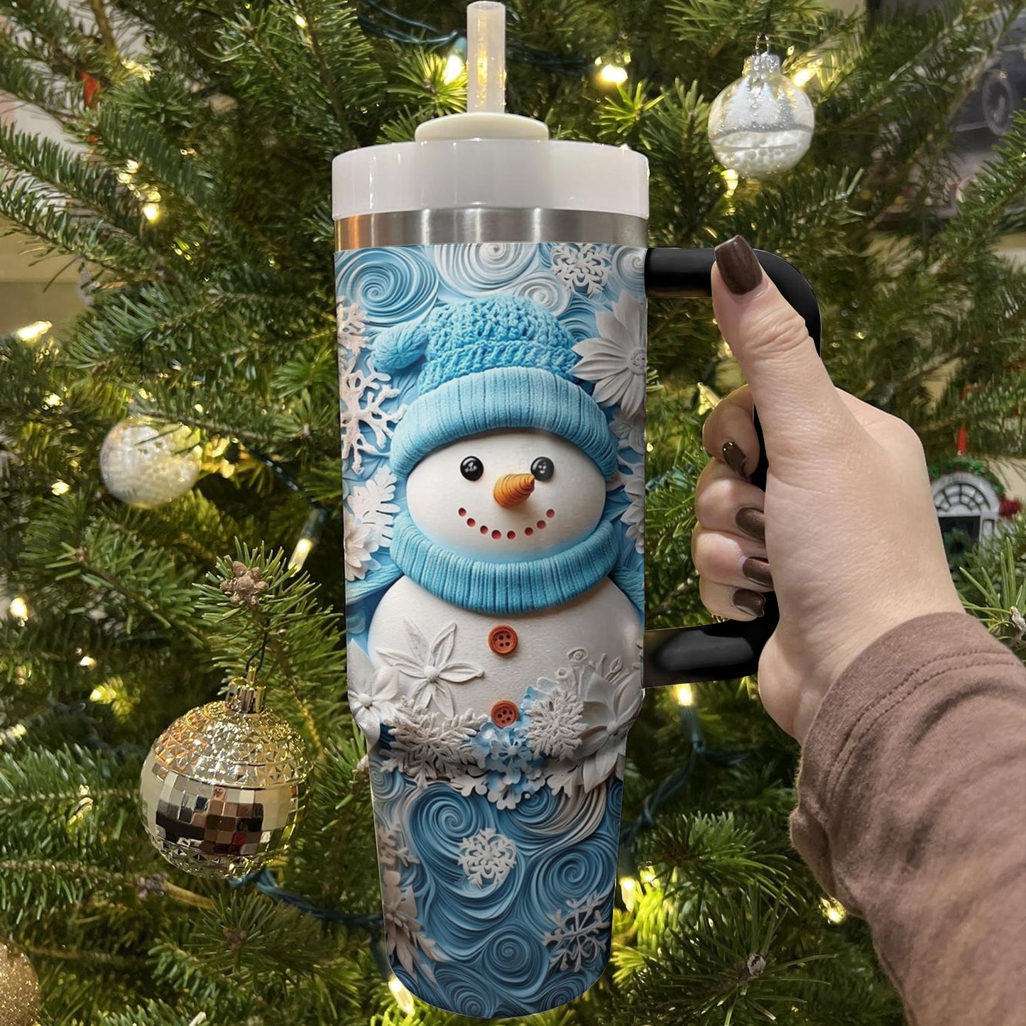 Shineful Glossy Tumbler Winter Chic