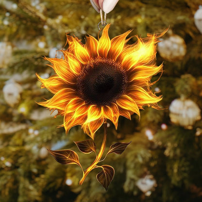 Shineful Acrylic Ornament Sunflower Lighted Spirit