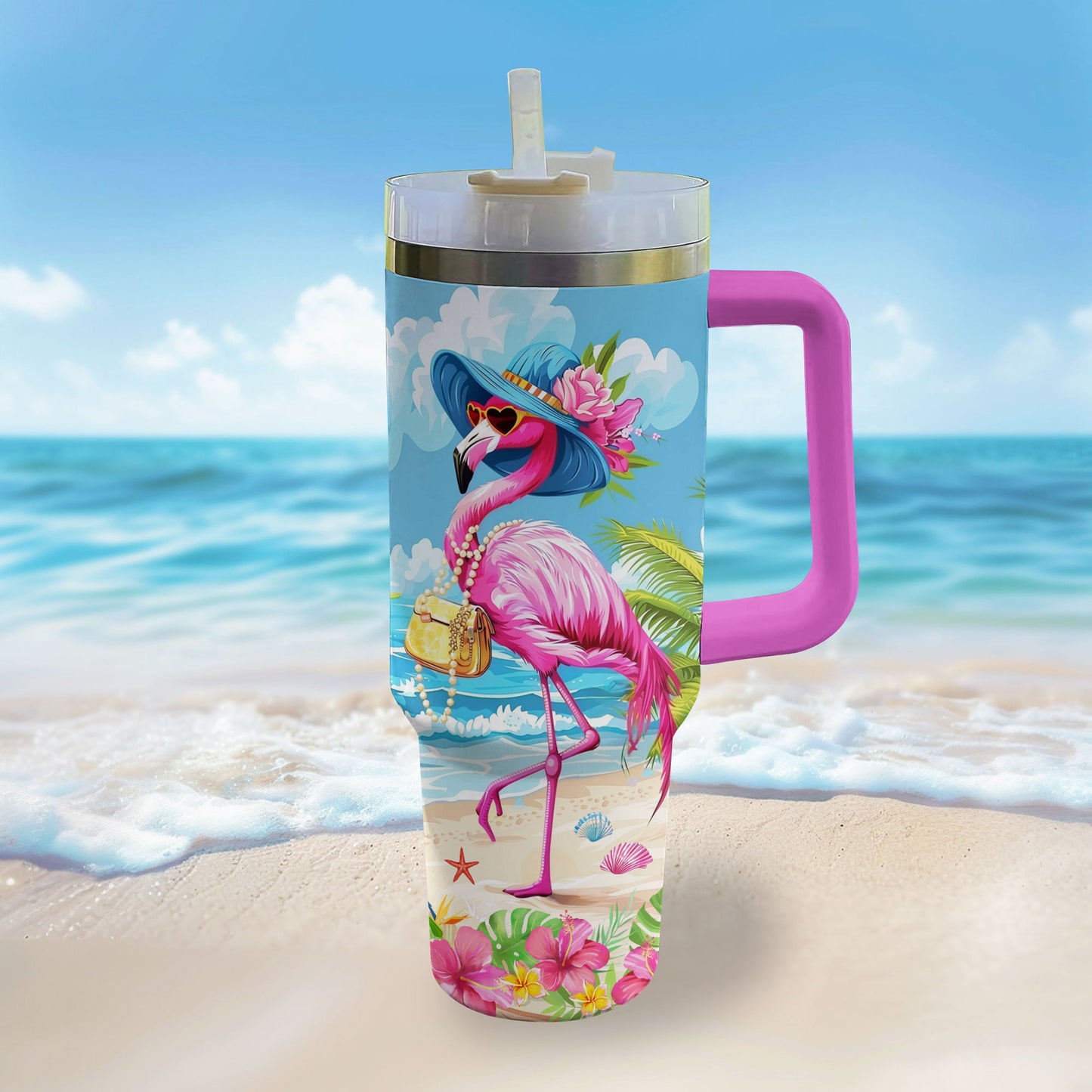 Shineful Tumbler Queen Flamingo Ver2