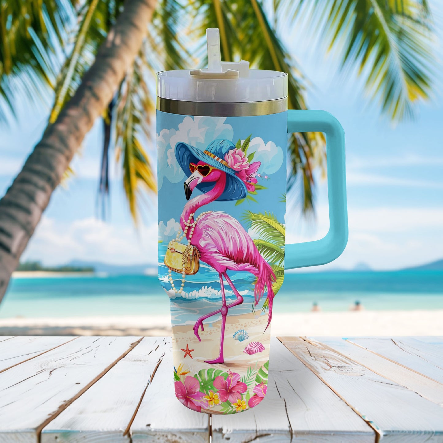 Shineful Tumbler Queen Flamingo Ver2