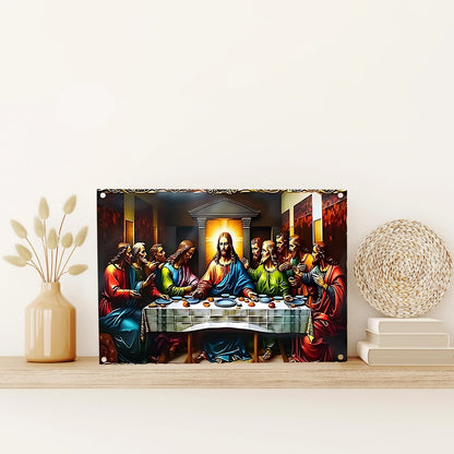 Shineful 2D Metal Sign Divine Last Supper