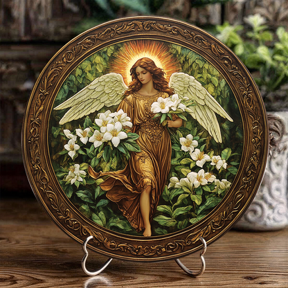 Shineful 2D Wooden Plaque, Hanging Decor, Door Sign Angel's Grace