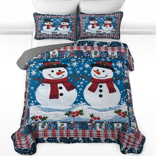 Shineful All Season Quilt 3-teiliges Set Joyful Tidings 