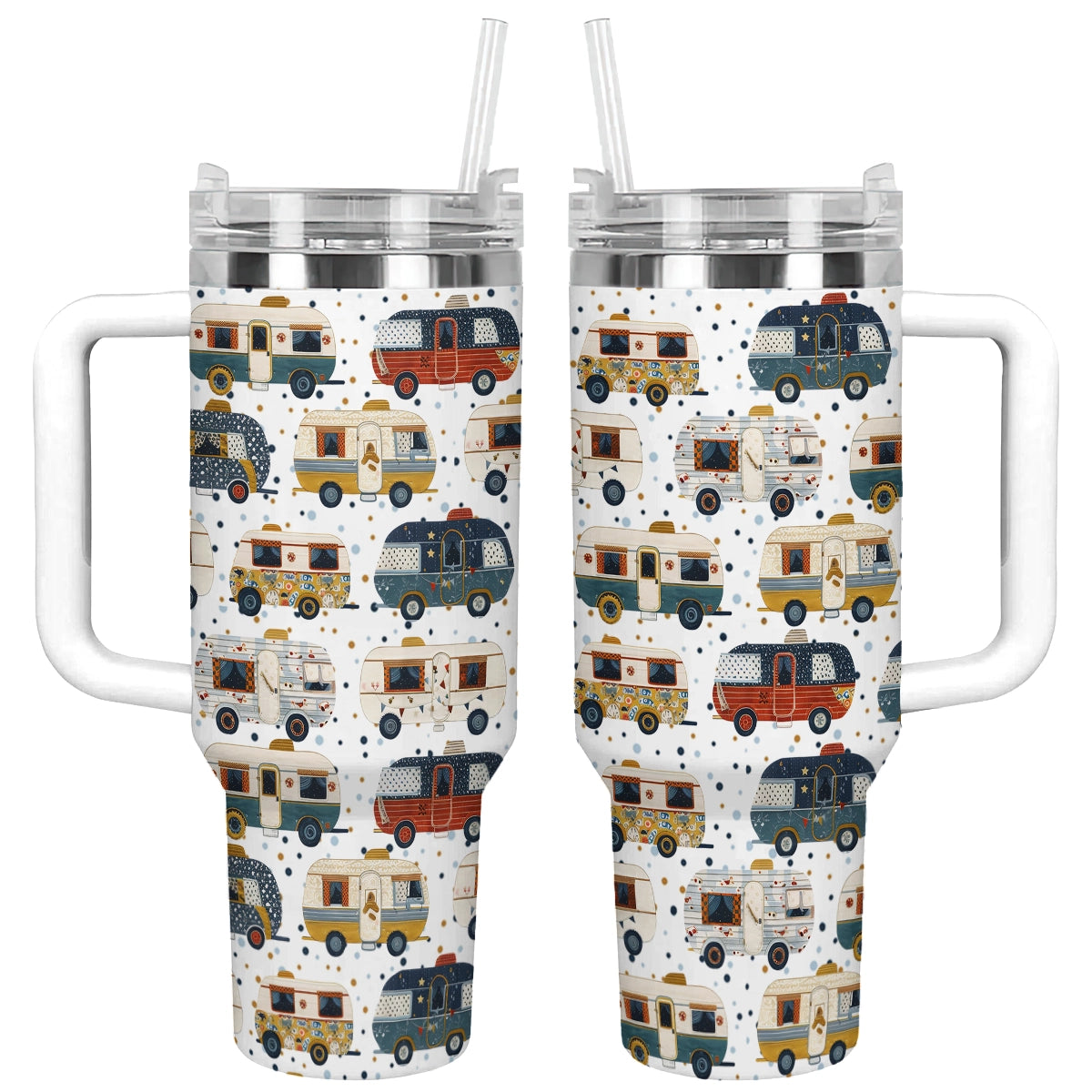 Shineful Tumbler Vintage Camper